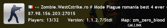 -= Zombie.WestCstrike.ro # Mode Plague romania best 4 ever =-