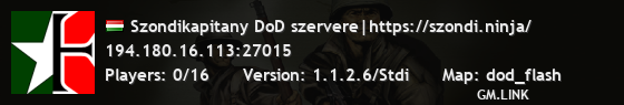 Szondikapitany DoD szervere|https://szondi.ninja/