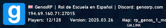 GenosRP | Rol de Escuela en Español | Discord: genosrp.com