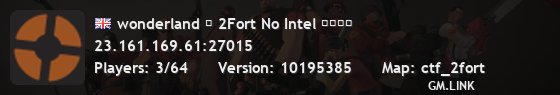 wonderland ★ 2Fort No Intel ████