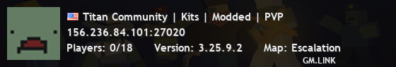 Titan Community | Kits | Modded | PVP