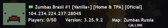 Zumbas Brasil #1 [Vanilla+] [Home & TPA] [Oficial]
