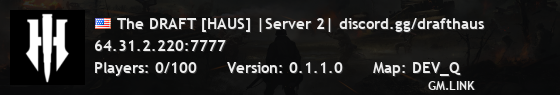 The DRAFT [HAUS] |Server 2| discord.gg/drafthaus