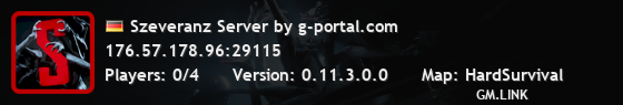 Szeveranz Server by g-portal.com