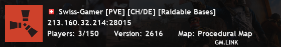 Swiss-Gamer [PVE] [CH/DE] [Raidable Bases]