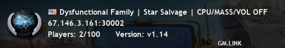 Dysfunctional Family | Star Salvage | CPU/MASS/VOL OFF
