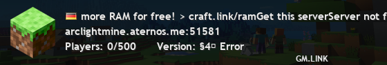 more RAM for free! > craft.link/ramGet this serverServer not found.
