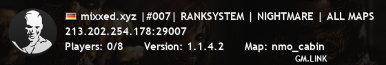 mixxed.xyz |#007| RANKSYSTEM | NIGHTMARE | ALL MAPS