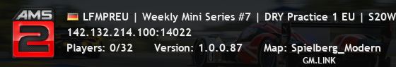 LFMPREU | Weekly Mini Series #7 | DRY Practice 1 EU | S20W4 | l