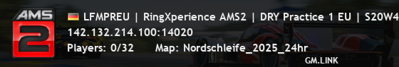 LFMPREU | RingXperience AMS2 | DRY Practice 1 EU | S20W4 | lowf