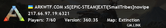 ARKWTF.COM x5[EPIC-STEAM]EXTI[SmallTribes]nowipe