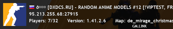 👑 [DXDCS.RU] - RANDOM ANIME MODELS #12 [!VIPTEST, FREE !SKIN
