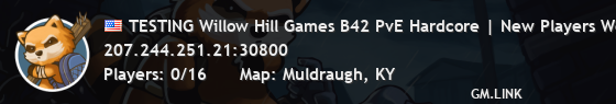 TESTING Willow Hill Games B42 PvE Hardcore | New Players Welcom
