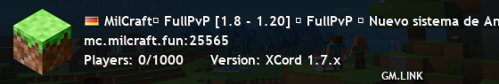 MilCraft❇ FullPvP [1.8 - 1.20] ❇ Nuevo ▶ Lobby, encuentra los tesoros. ❤