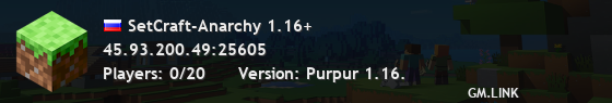 SetCraft-Anarchy 1.16+