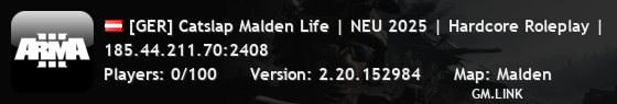 [GER] Catslap Malden Life | NEU 2025 | Hardcore Roleplay |