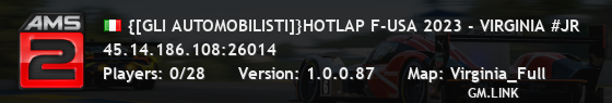 {[GLI AUTOMOBILISTI]}HOTLAP F-USA 2023 - VIRGINIA #JR
