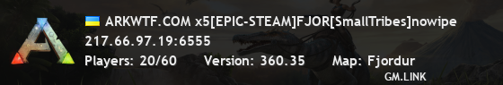 ARKWTF.COM x5[EPIC-STEAM]FJOR[SmallTribes]nowipe