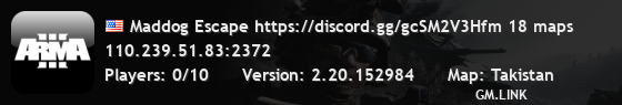 Maddog Escape https://discord.gg/gcSM2V3Hfm 18 maps