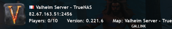 Valheim Server - TrueNAS