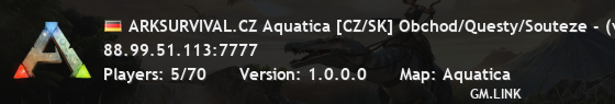 ARKSURVIVAL.CZ Aquatica [CZ/SK] Obchod/Questy/Souteze - (v360.3