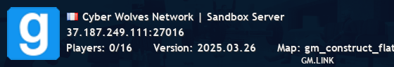 Cyber Wolves Network | Sandbox Server