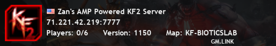 Zan's AMP Powered KF2 Server