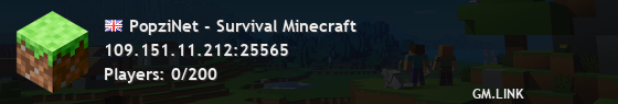 PopziNet - Survival Minecraft