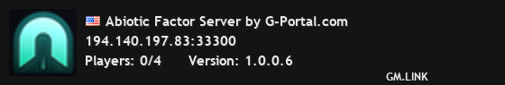 Abiotic Factor Server by G-Portal.com
