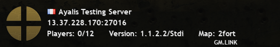 Ayalis Testing Server