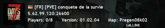[FR] [PVE] conquete de la survie