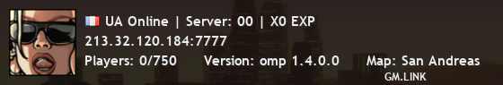 UA Online | Server: 00 | X0 EXP
