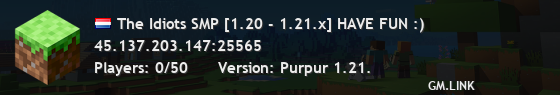 The Idiots SMP [1.20 - 1.21.x] HAVE FUN :)