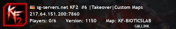 sg-servers.net KF2  #6 |Takeover|Custom Maps