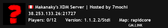 Makanaky's XDM Server | Hosted by 7mochi