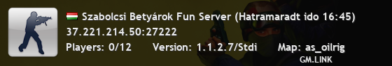 Szabolcsi Betyárok Fun Server (Hatramaradt ido 10:28)