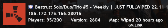 Bestrust Solo/Duo/Trio #5 - Weekly | JUST FULLWIPED 22.11 11/22