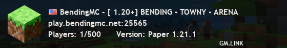 BendingMC - [ 1.20+] BENDING ▪ TOWNY ▪ ARENA