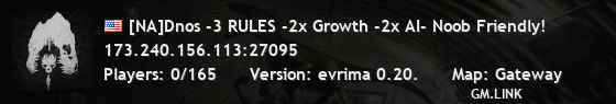 [NA]Dnos -3 RULES -2x Growth -2x AI- Noob Friendly!