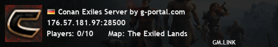 Conan Exiles Server by g-portal.com