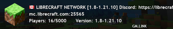 LIBRECRAFT NETWORK [1.8-1.21.10] ¿Ayuda? https://librecraft.com/ayuda